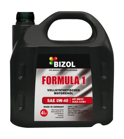 Моторное масло Bizol Formula 1 0W-40 4л